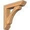 Ekena Millwork Legacy Slat Smooth Bracket w/ Offset Brace, Western Red Cedar, 5 1/2"W x 22"D x 22"H BKT0604X22X22LEC06SWR - alternate 1
